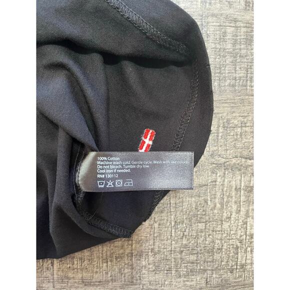 Peace Love World Women's Core Signature Tee, Black, Size XS NWT - Picture 8 of 8